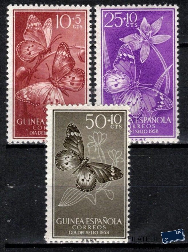 Guinea špaň. známky Mi 0353-5