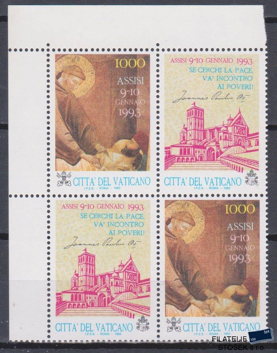 Vatikán známky Mi 1079 4 Blok