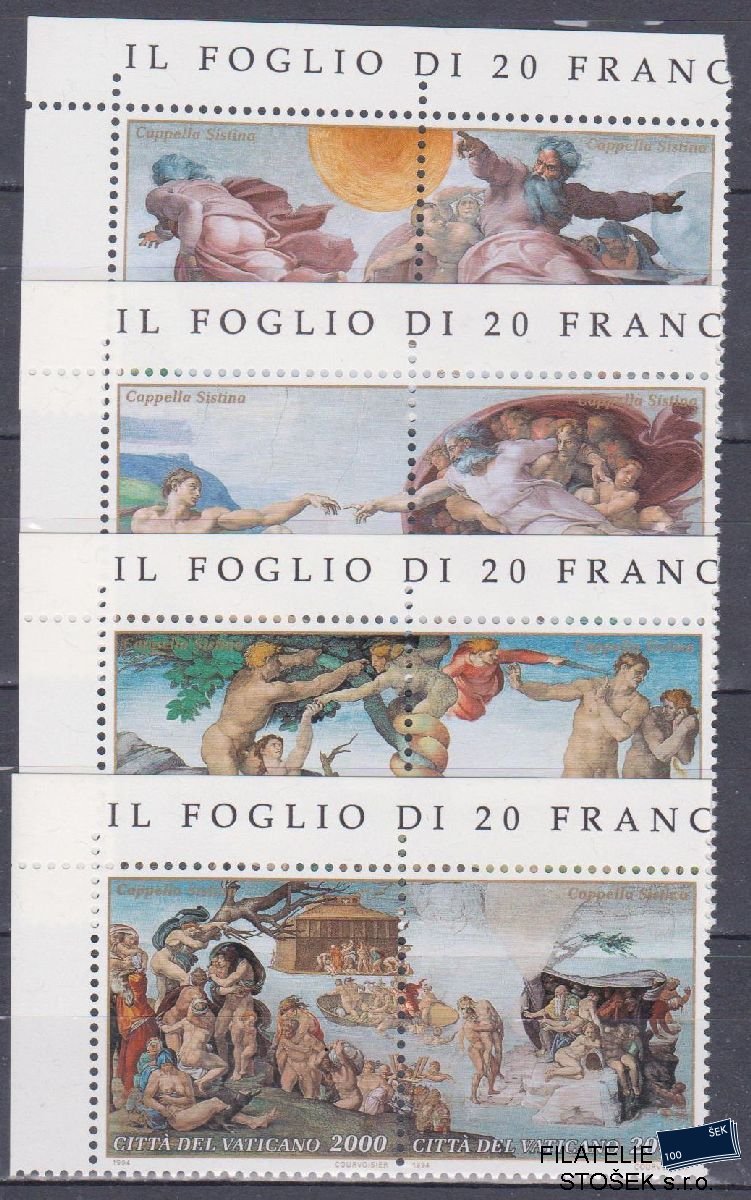 Vatikán známky Mi 1107-14