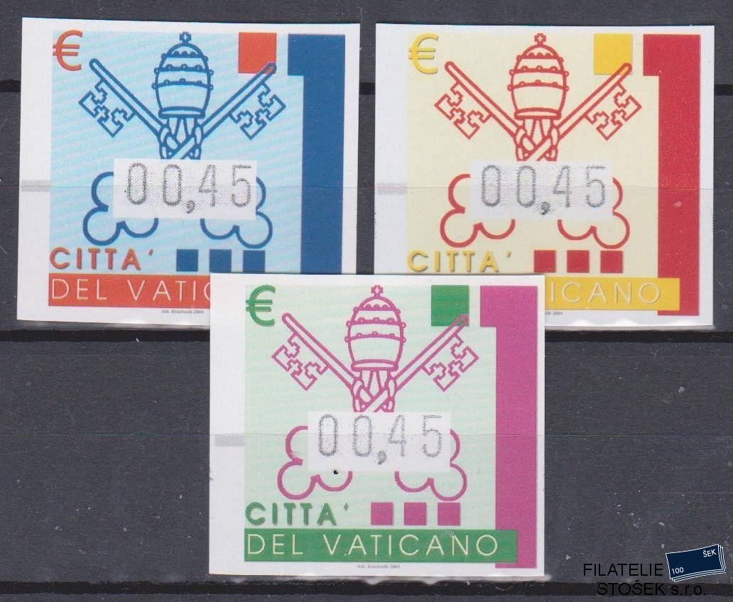 Vatikán známky Mi A 15-17