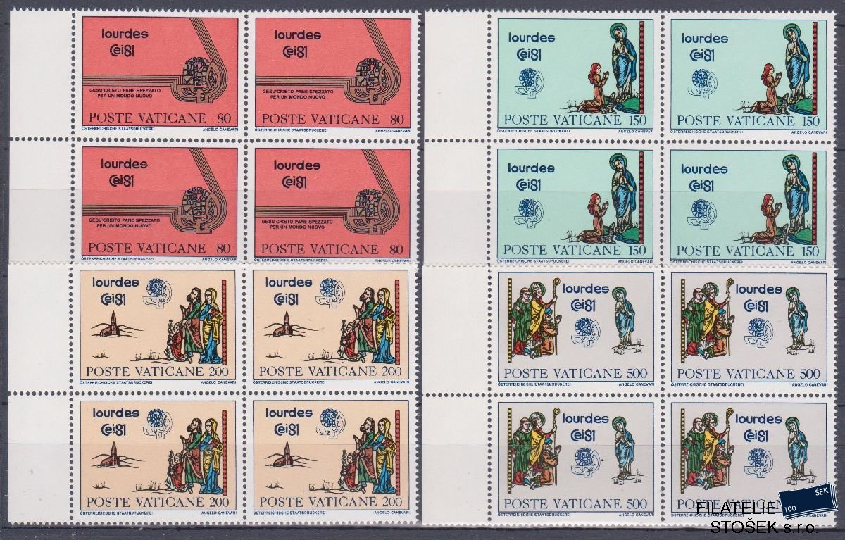 Vatikán známky Mi 785-88 4 Blok