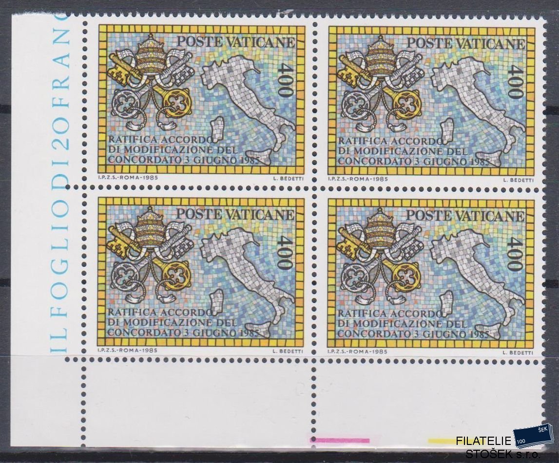 Vatikán známky Mi 882 4 Blok