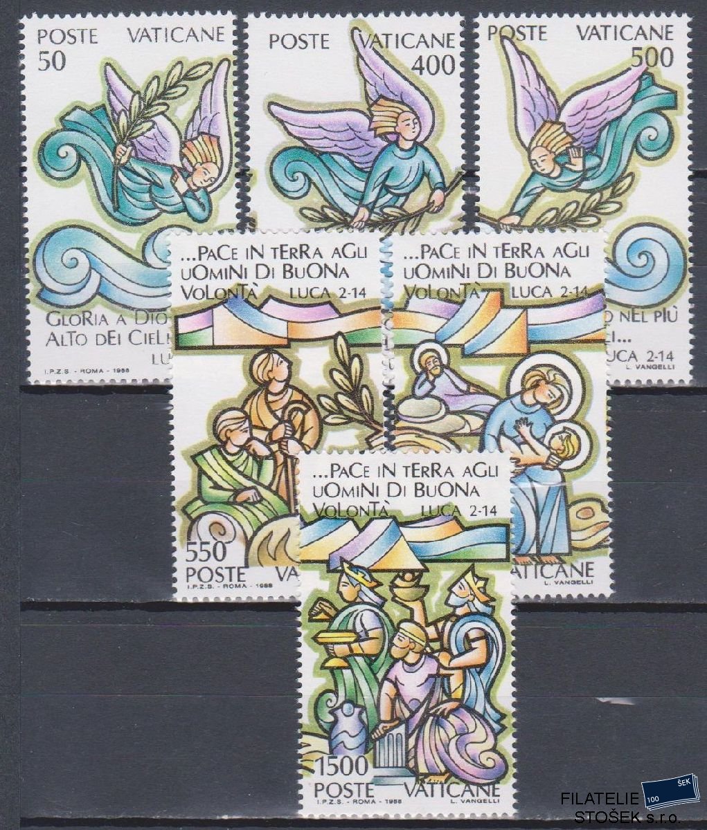 Vatikán známky Mi 957-62