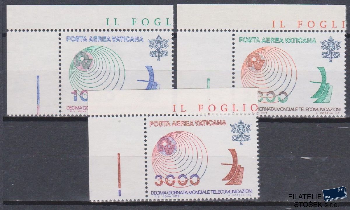 Vatikán známky Mi 723-25