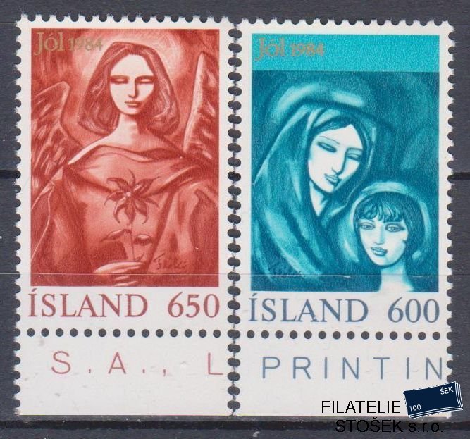 Island známky Mi 624-25