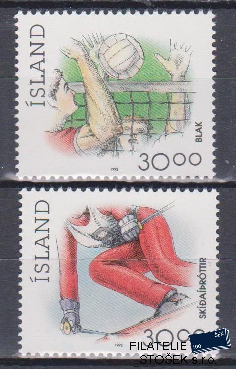 Island známky Mi 760-61