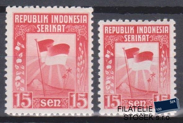 Indonesie známky Mi 63-64