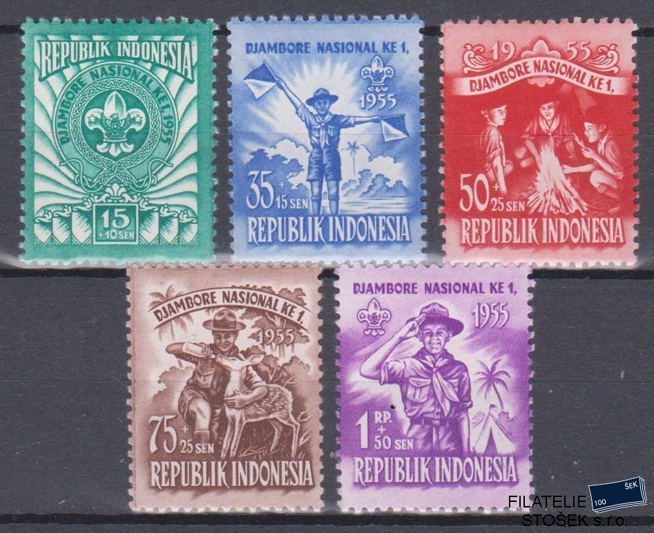 Indonesie známky Mi 138-42