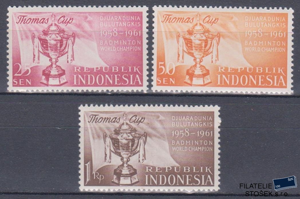 Indonesie známky Mi 221-23