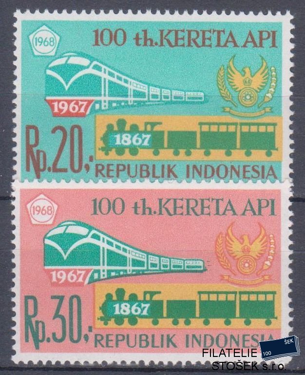 Indonesie známky Mi 605-6