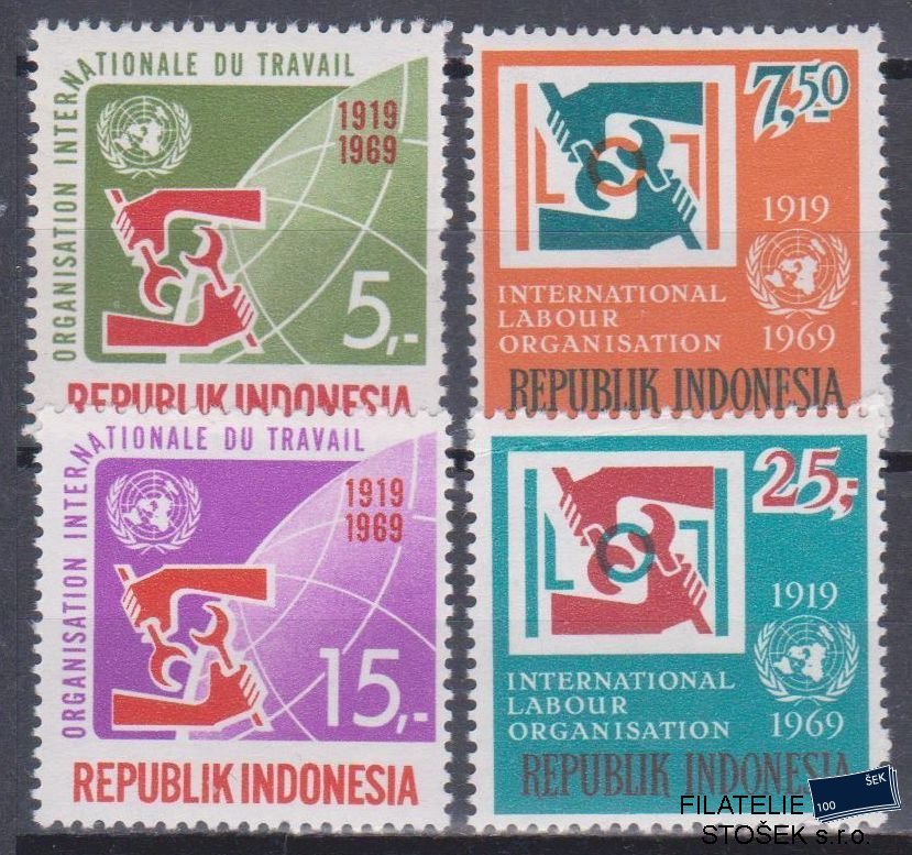 Indonesie známky Mi 626-29