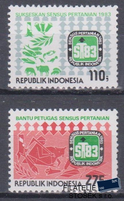 Indonesie známky Mi 1104-5