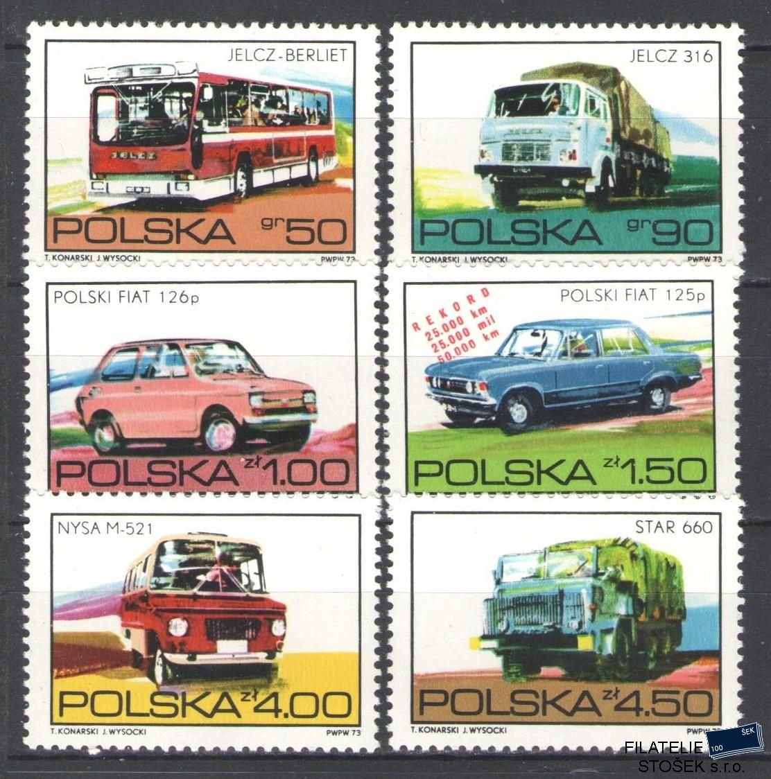 Polsko známky Mi 2290-95