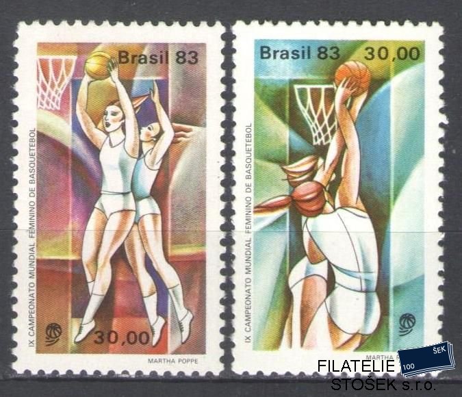 Brazílie známky Mi 1974-75