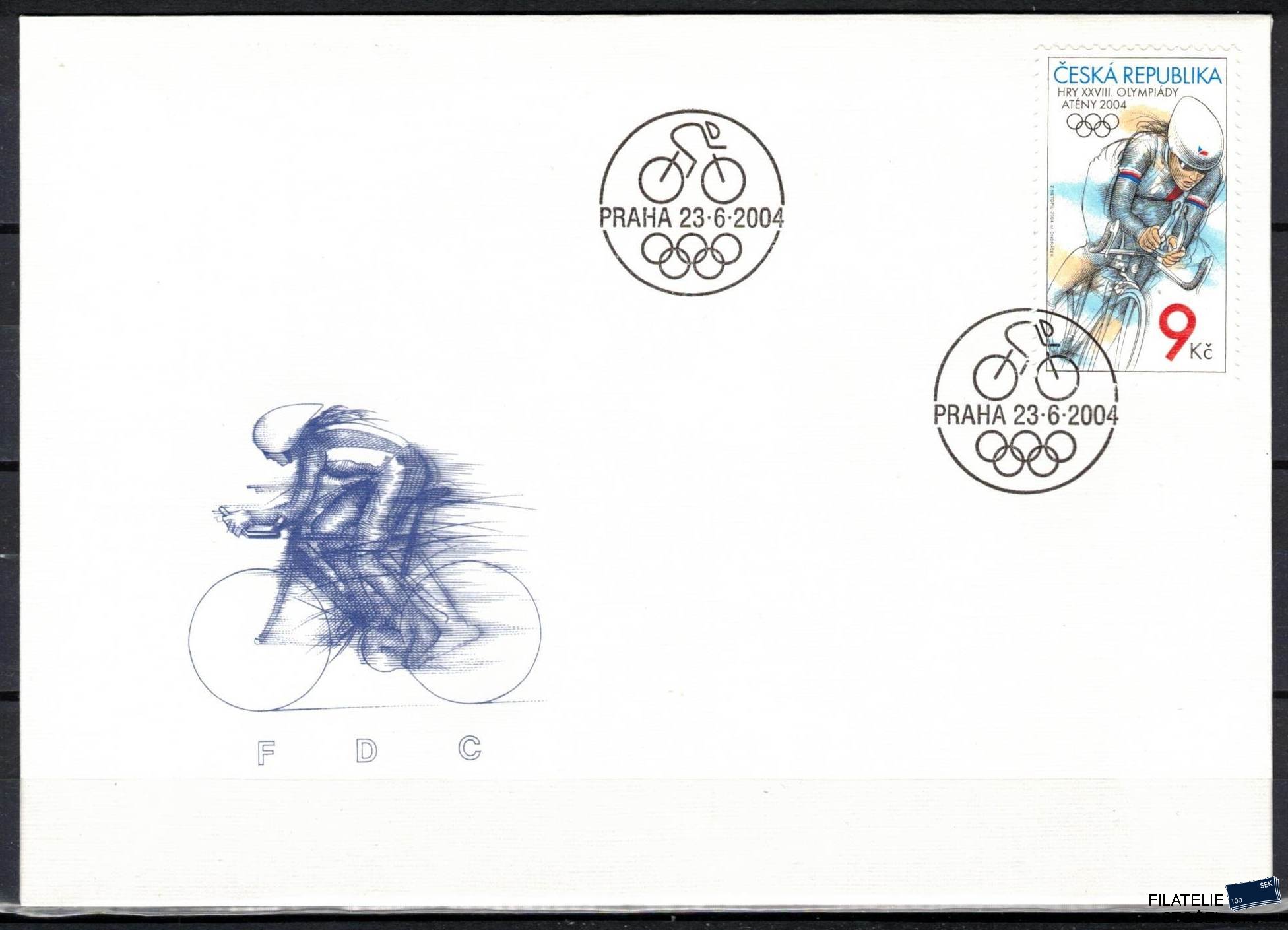 Česká republika známky 405 FDC