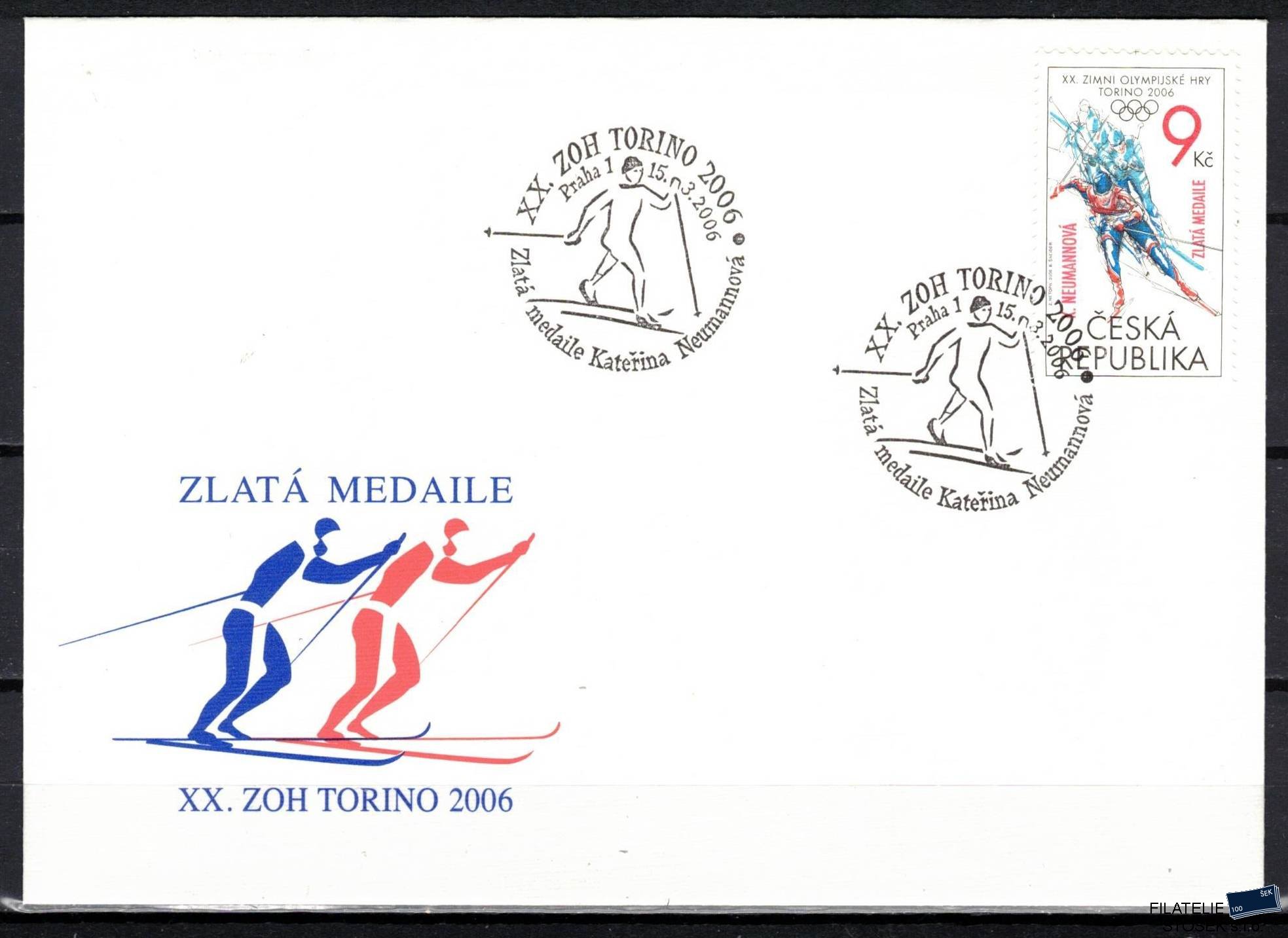 Česká republika známky 460 FDC