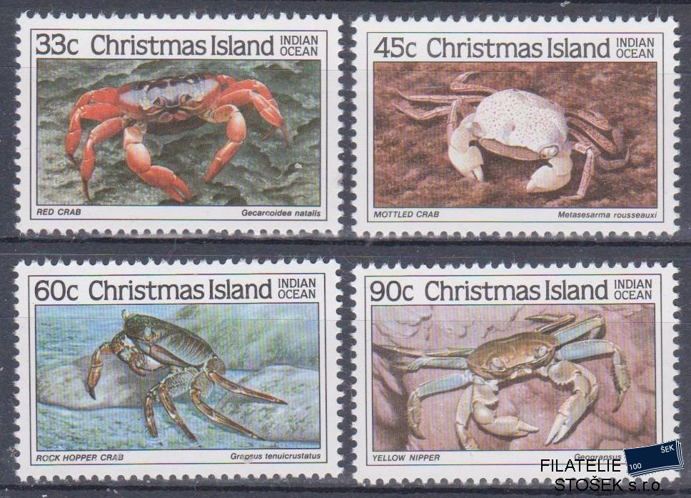 Christmas Islands známky Mi 207-210