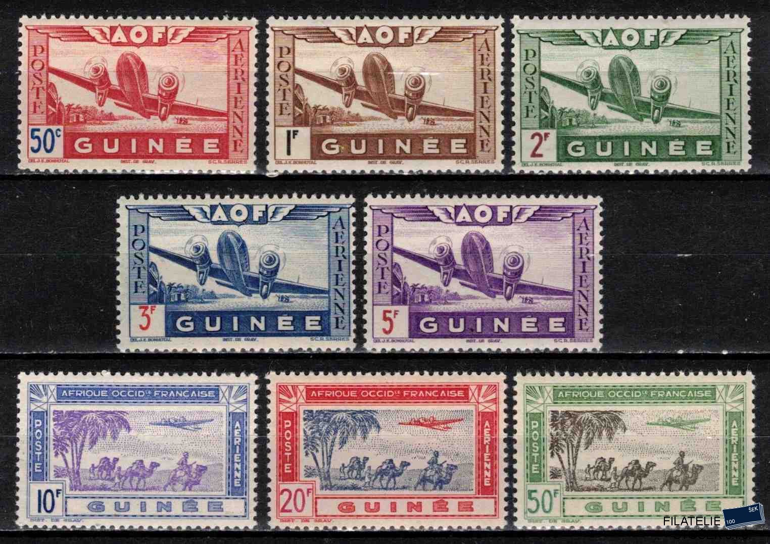 Guinée známky Yv PA 10-17