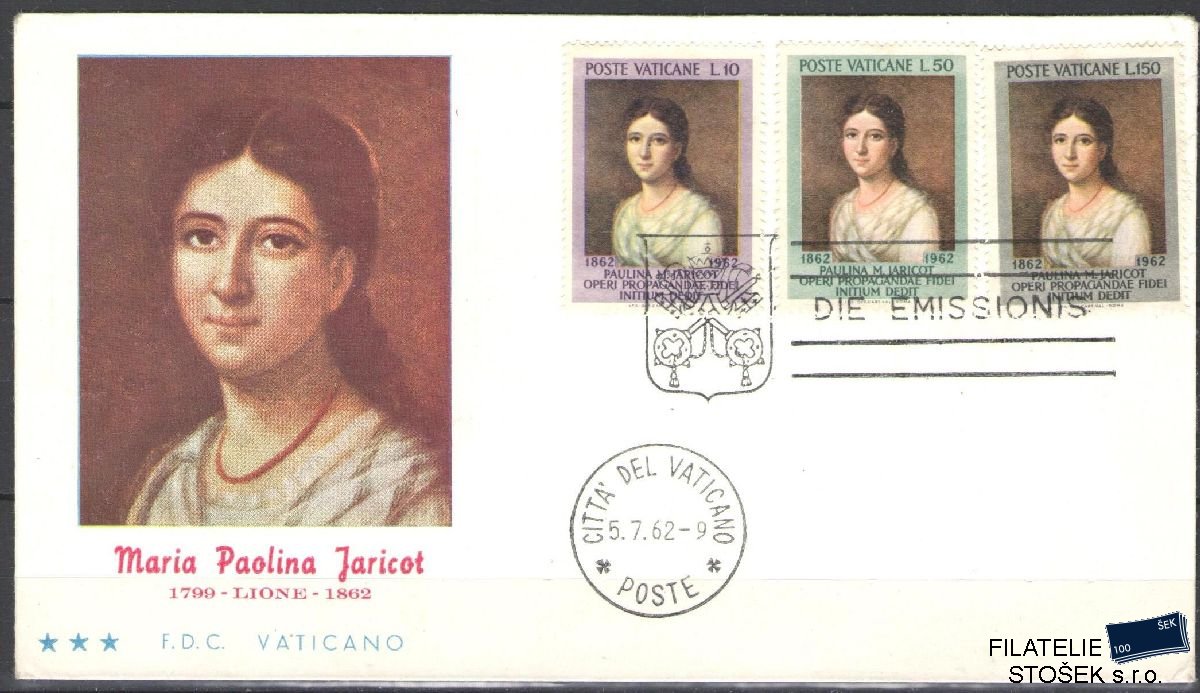 Vatikán celistvosti Mi 405-7 FDC