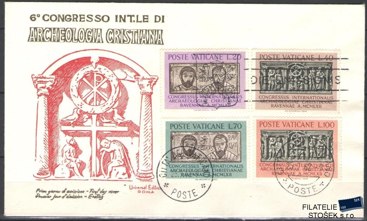 Vatikán celistvosti Mi 408-11 FDC