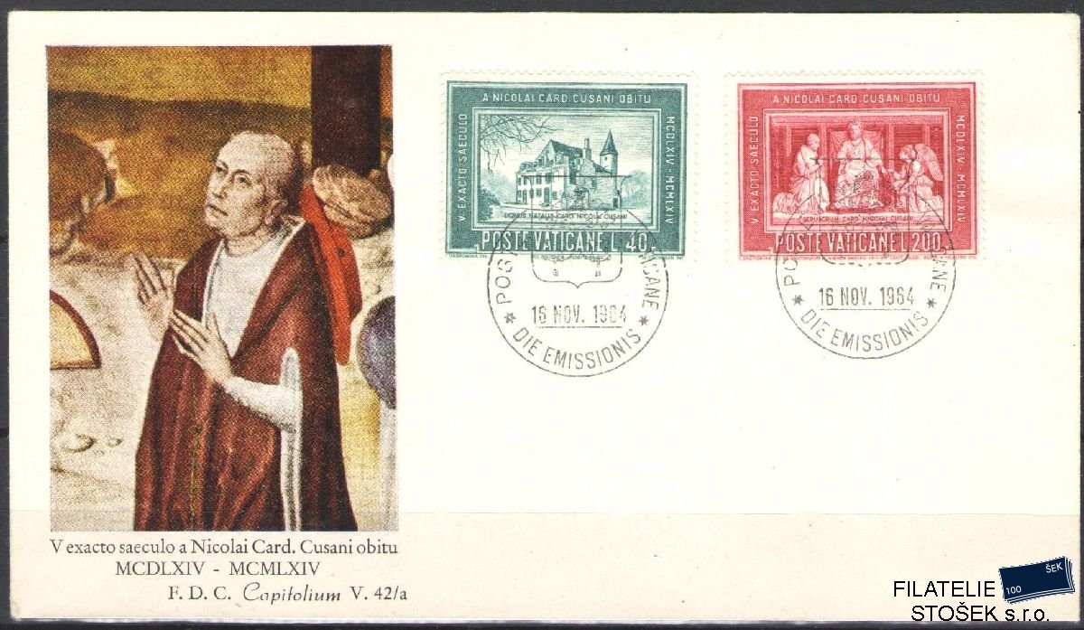 Vatikán celistvosti Mi 462-63 FDC