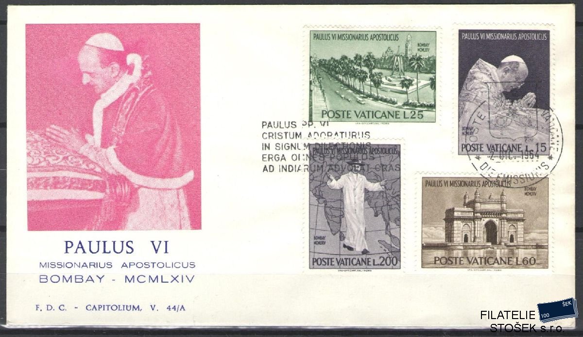 Vatikán celistvosti Mi 467-70 FDC