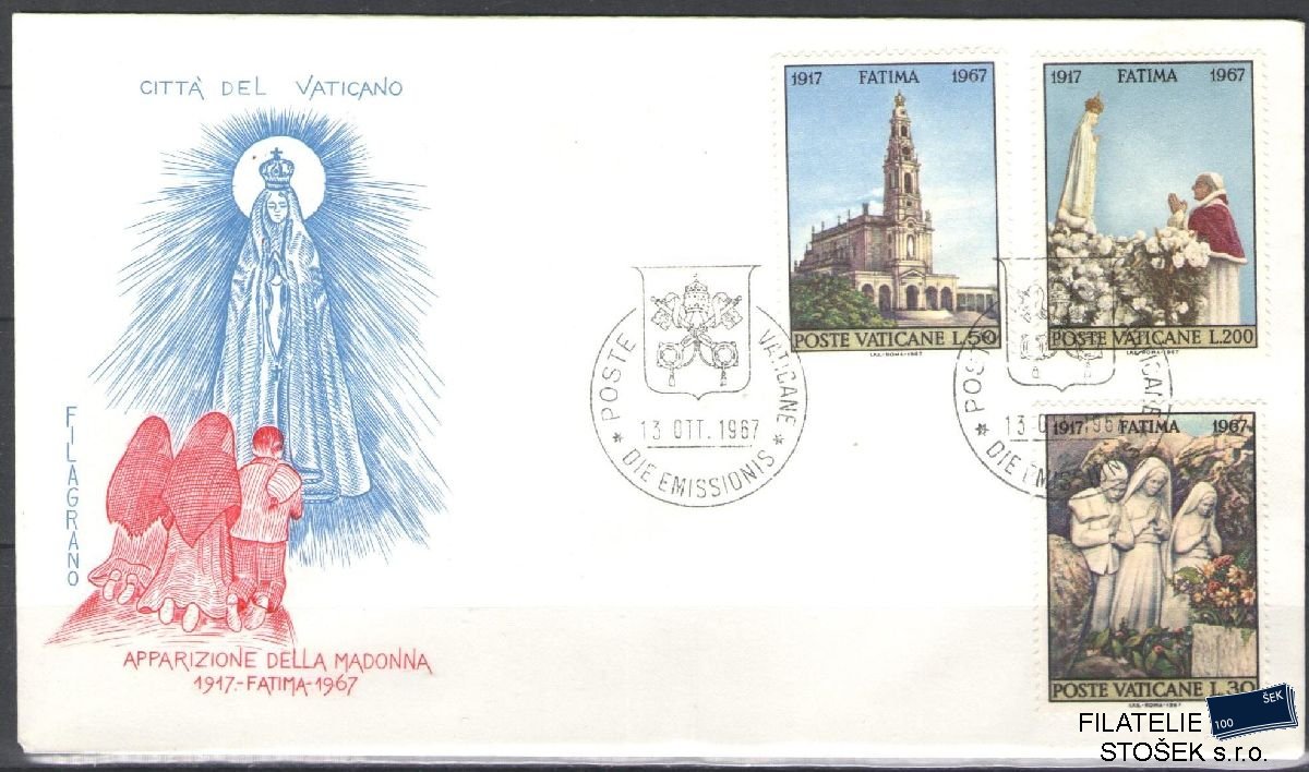 Vatikán celistvosti Mi 528-30 FDC