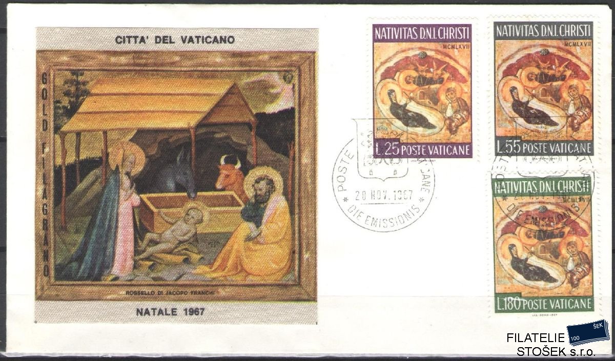 Vatikán celistvosti Mi 533-35 FDC