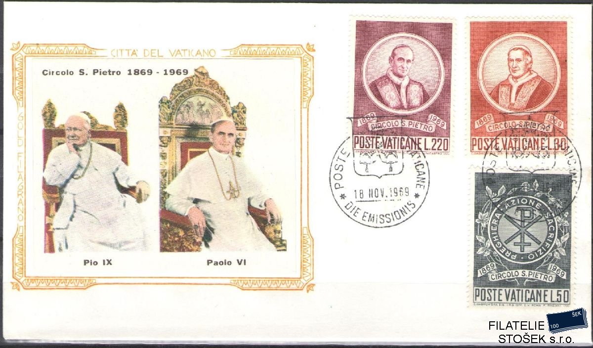 Vatikán celistvosti Mi 553-55 FDC