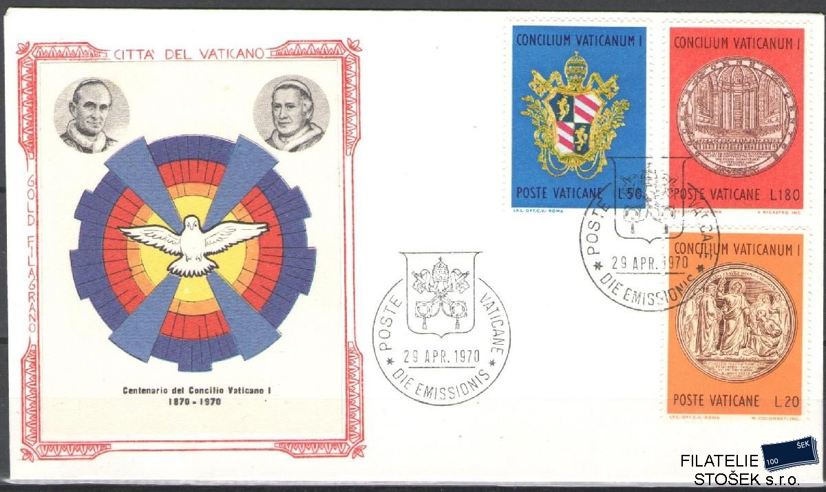 Vatikán celistvosti Mi 561-63 FDC