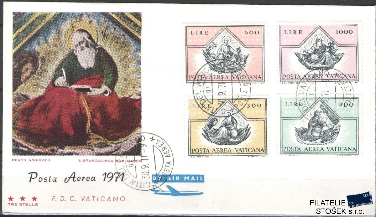 Vatikán celistvosti Mi 590-93 FDC