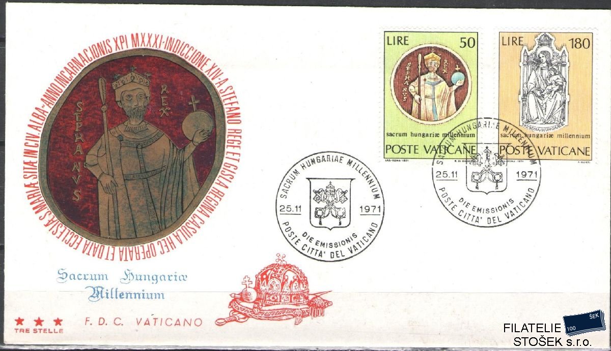 Vatikán celistvosti Mi 594-95 FDC