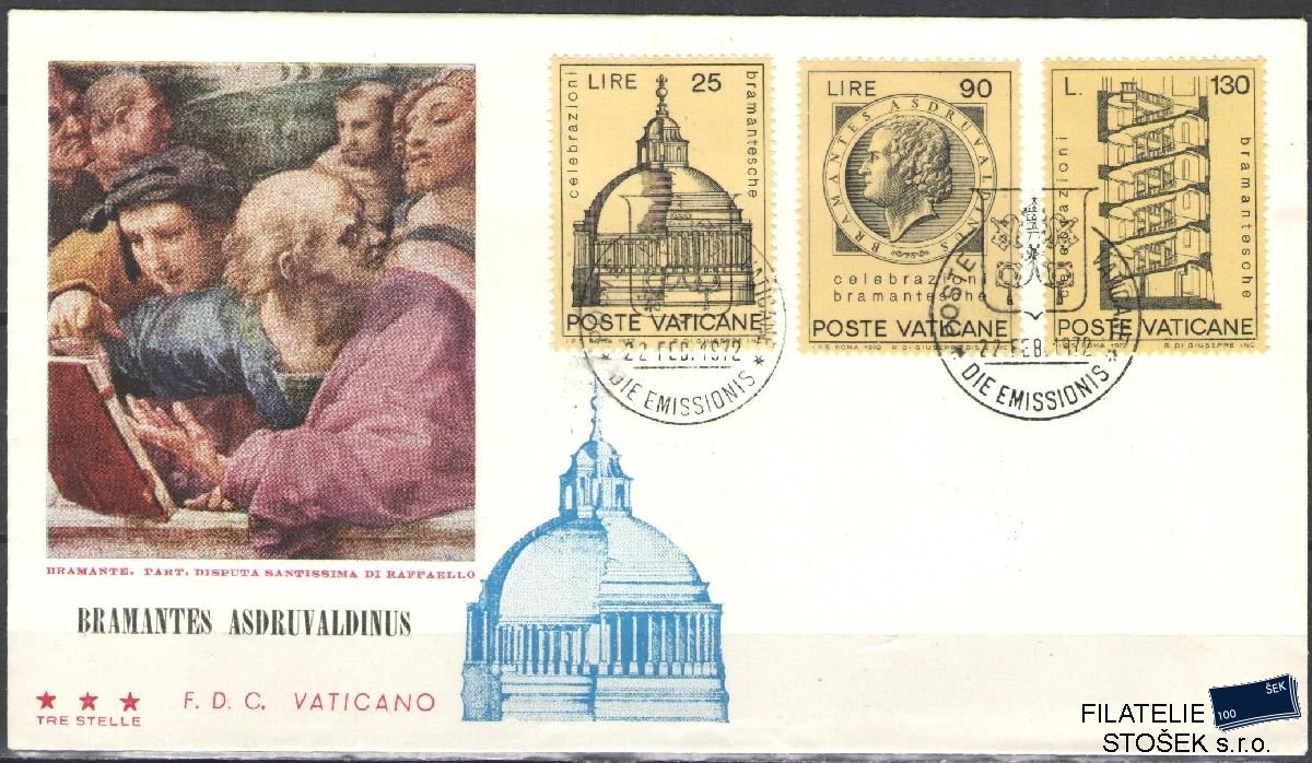 Vatikán celistvosti Mi 596-98 FDC