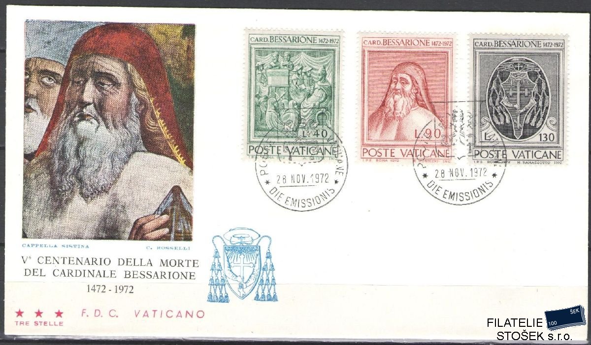 Vatikán celistvosti Mi 610-12 FDC