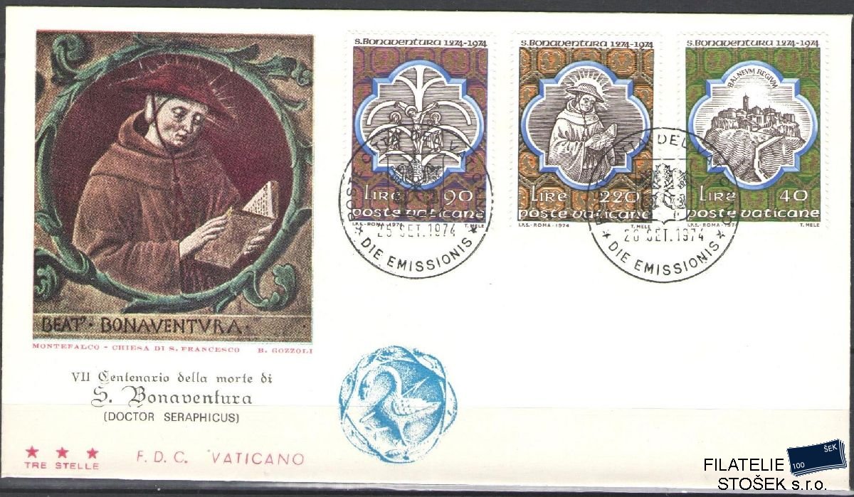 Vatikán celistvosti Mi 643-45 FDC