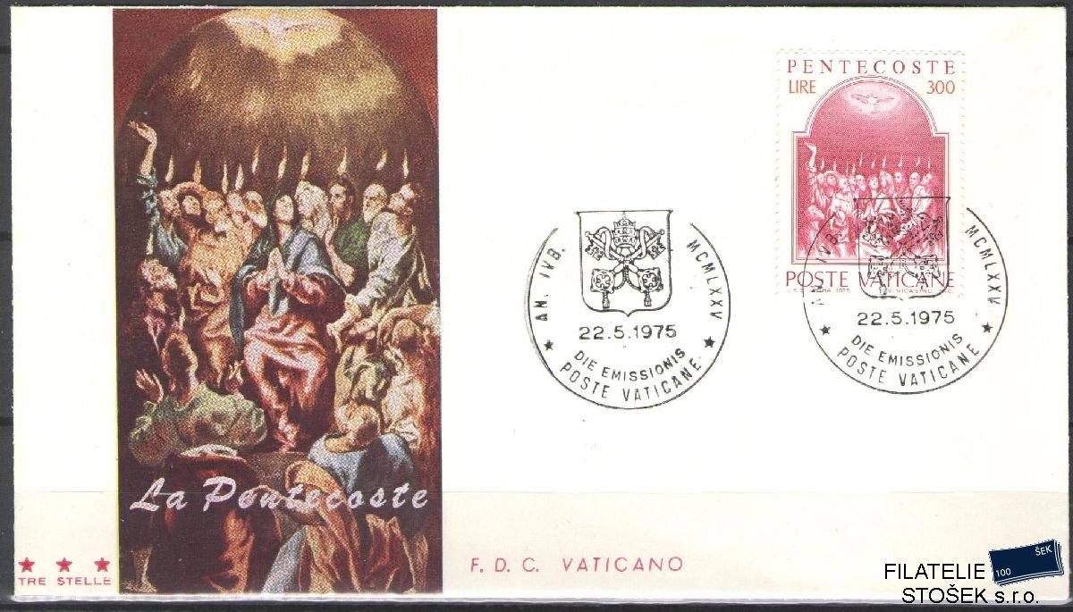 Vatikán celistvosti Mi 663 FDC