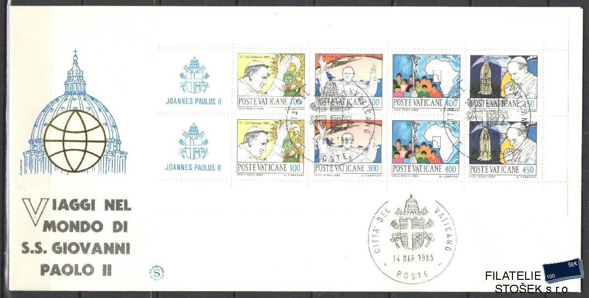 Vatikán celistvosti Mi 853,56-58 FDC