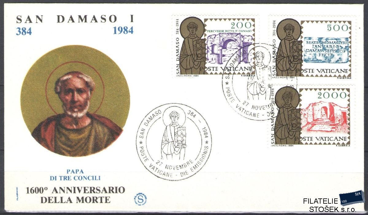 Vatikán celistvosti Mi 864-66 FDC