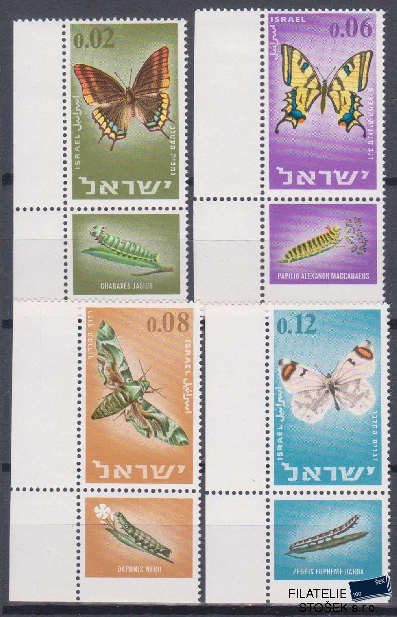 Izrael známky Mi 352-55