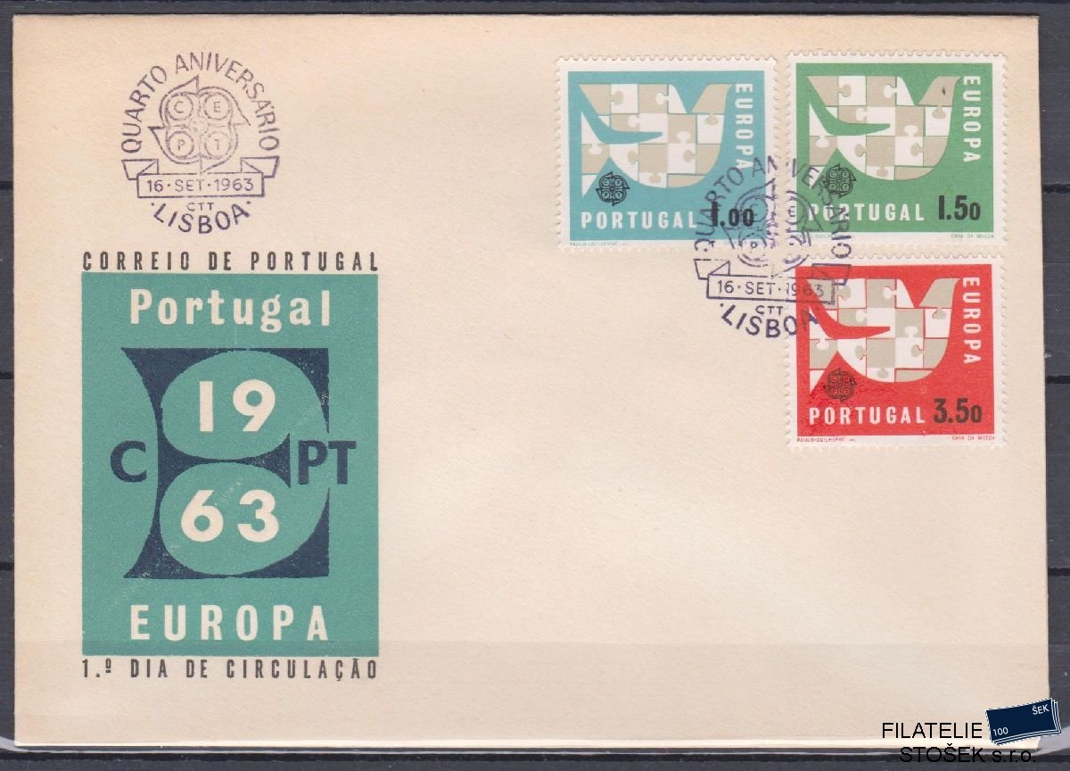 Portugalsko celistvosti Mi 948-50 FDC