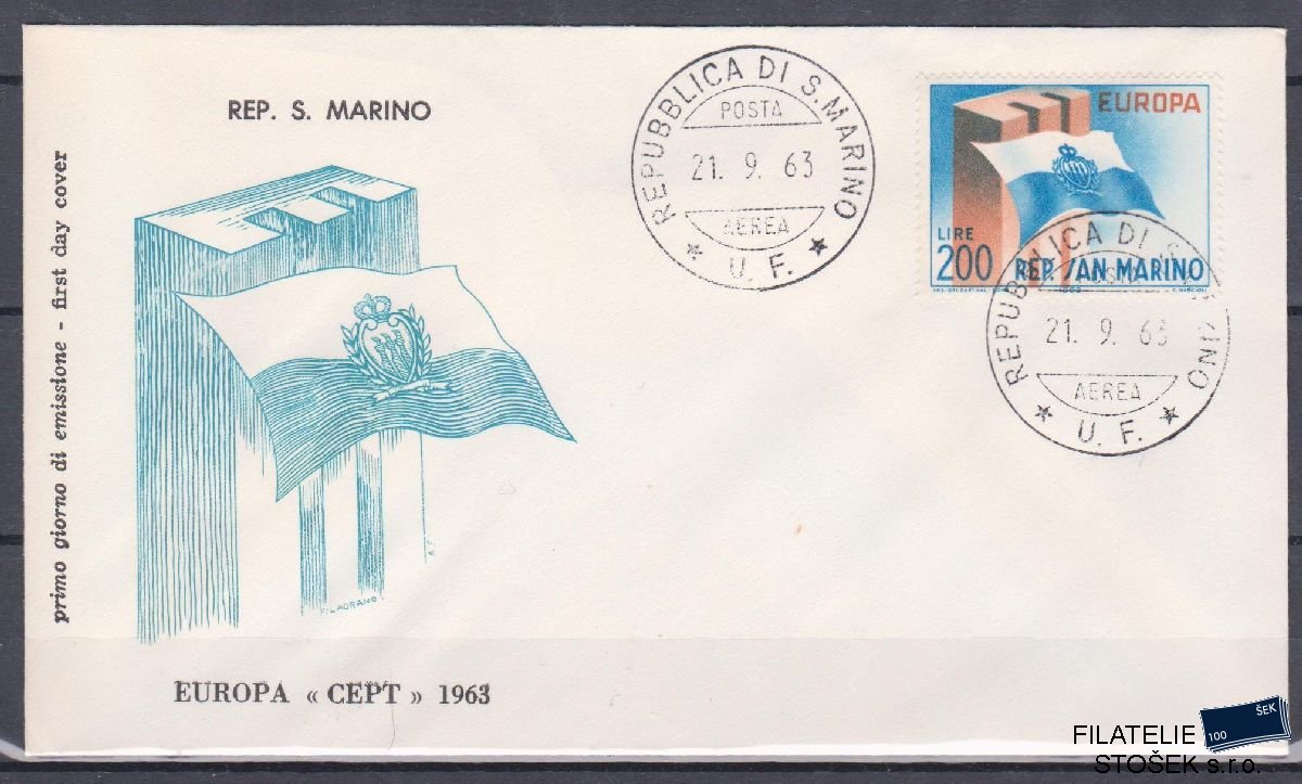 San Marino celistvosti Mi 781 FDC