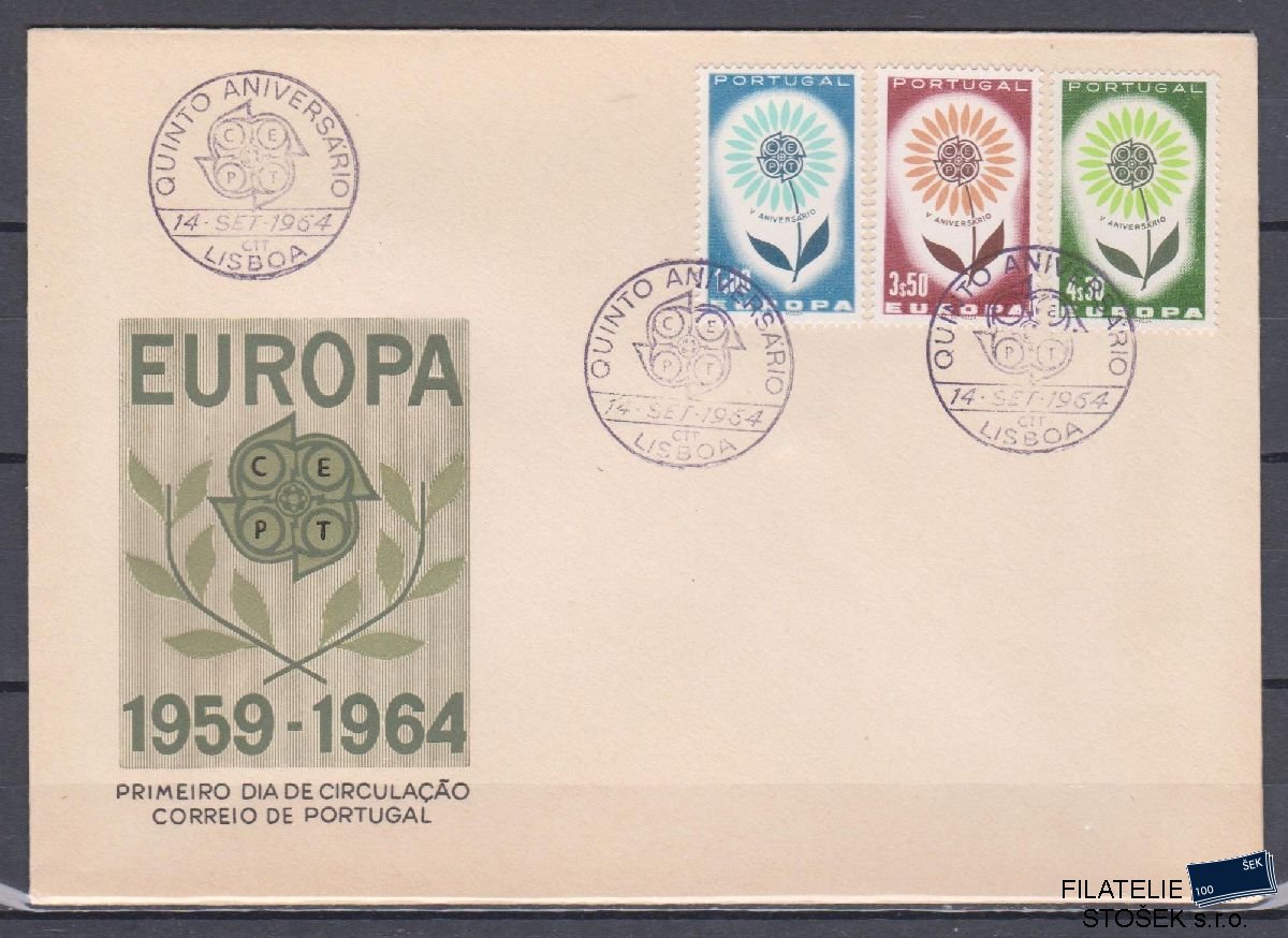 Portugalsko celistvosti Mi 963-65 FDC