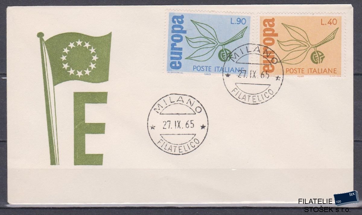 Itálie celistvosti Mi 1186-87 FDC