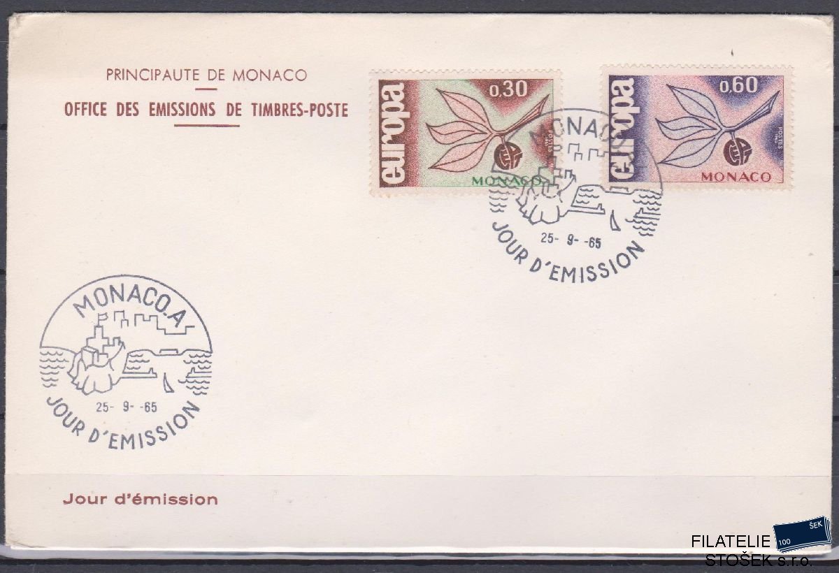 Monako celistvosti Mi 810-11 FDC