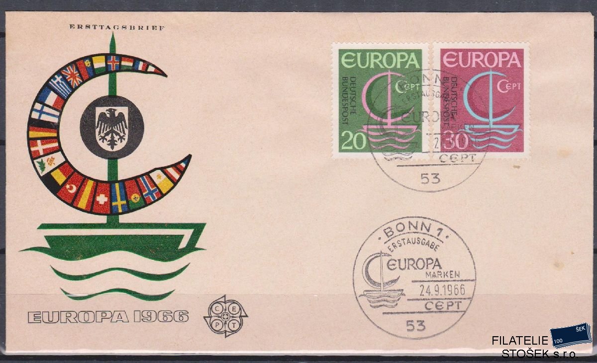 Německo celistvosti Mi 519-20 FDC