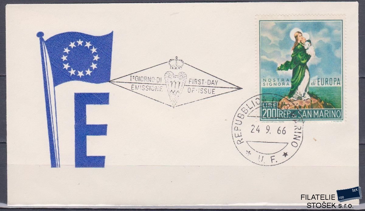 San Marino celistvosti Mi 879 FDC