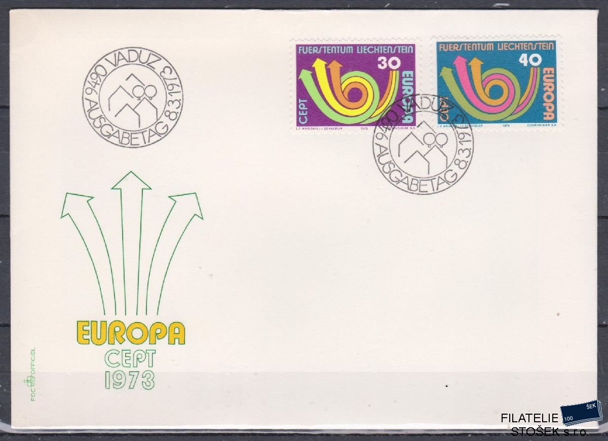 Liechtenstein celistvosti Mi 579-80 FDC