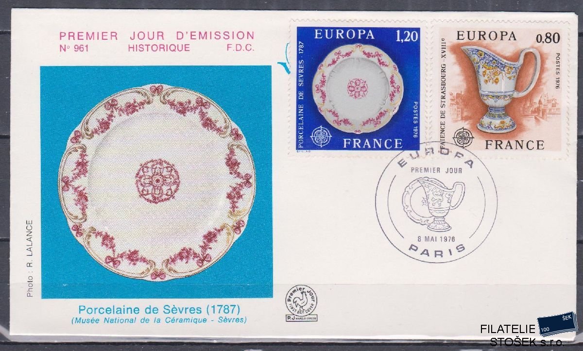 Francie celistvosti Mi 1961-62 FDC