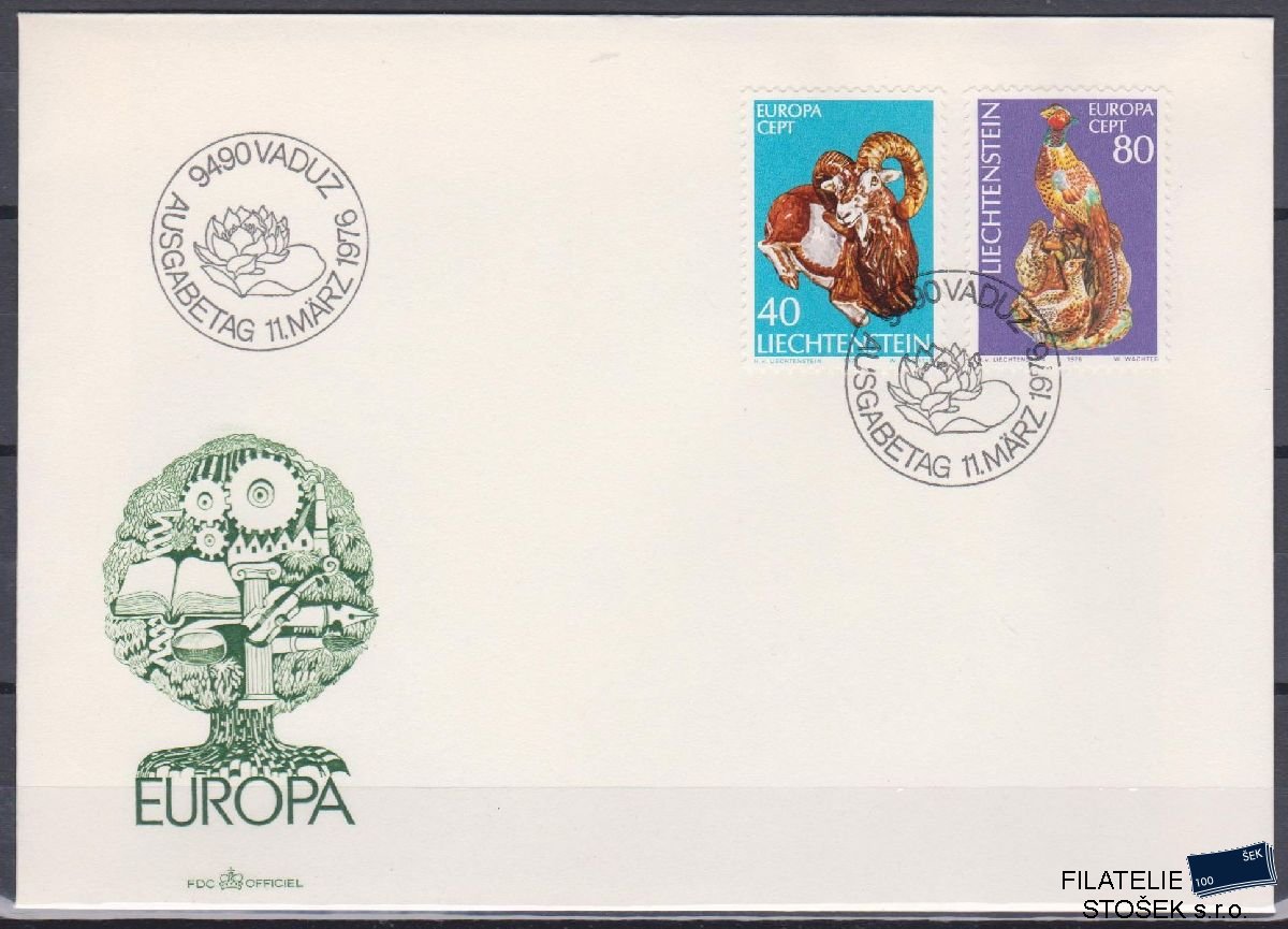 Liechtenstein celistvosti Mi 642-43 FDC