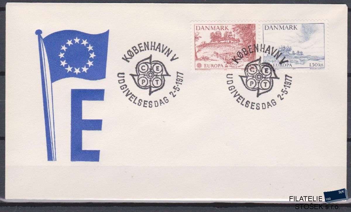 Dánsko celistvosti Mi 639-40 FDC